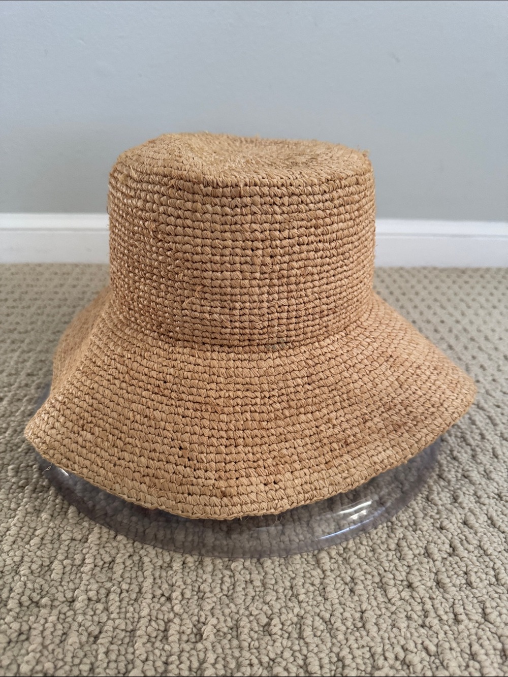 jcrew wide brim raffia bucket hat - Picture 2 of 9